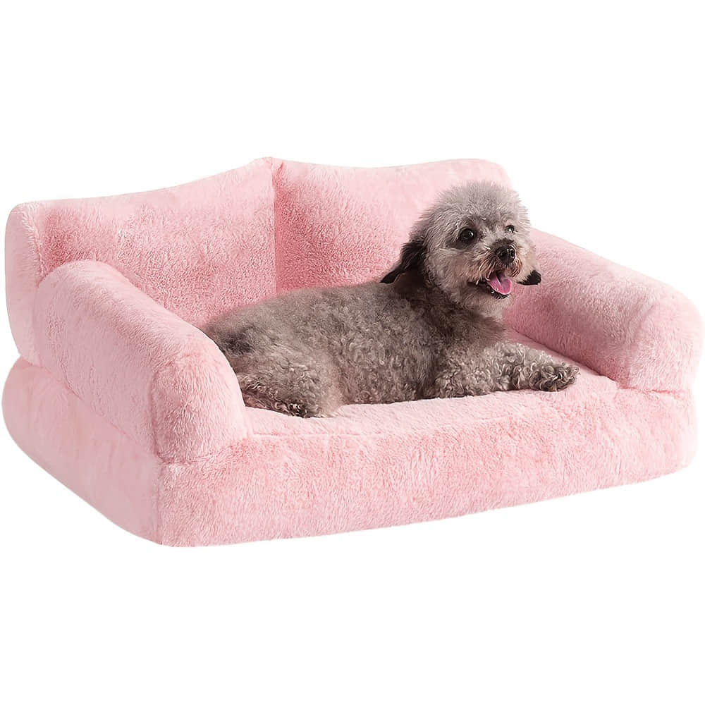 Luxury Plush Pet Sofa Bed Super Soft Warm Sofa with Pet Bed