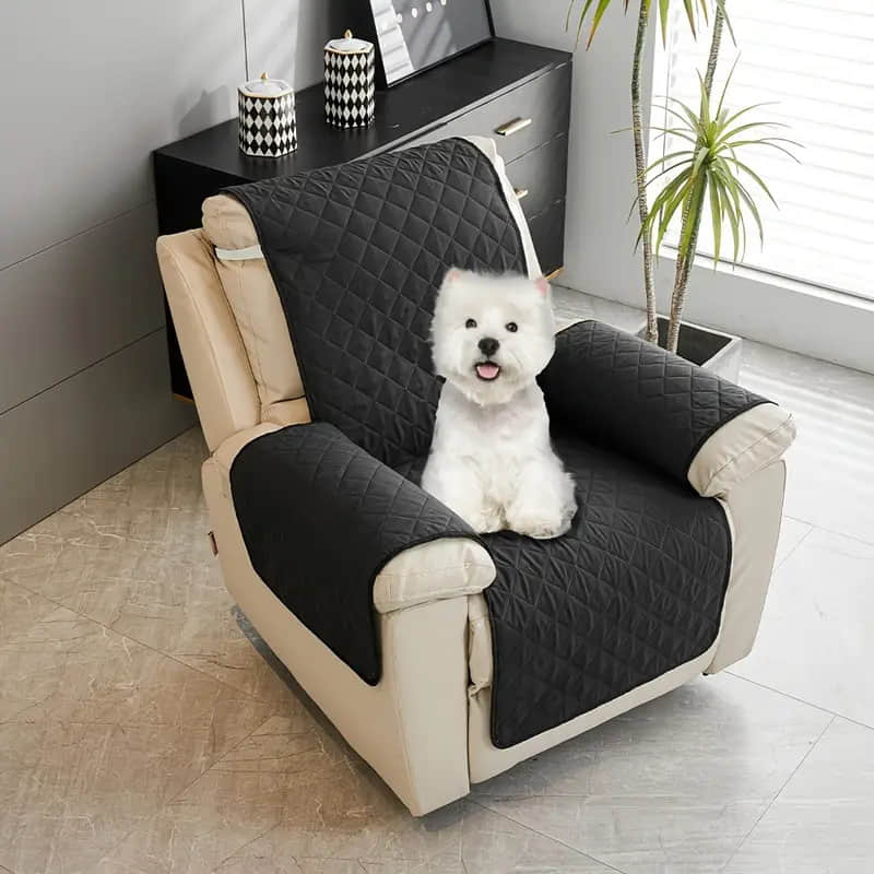 Waterproof Non-slip Quilted Sofa Cover Protector for Pets – One-piece Recliner Sofa Slipcover