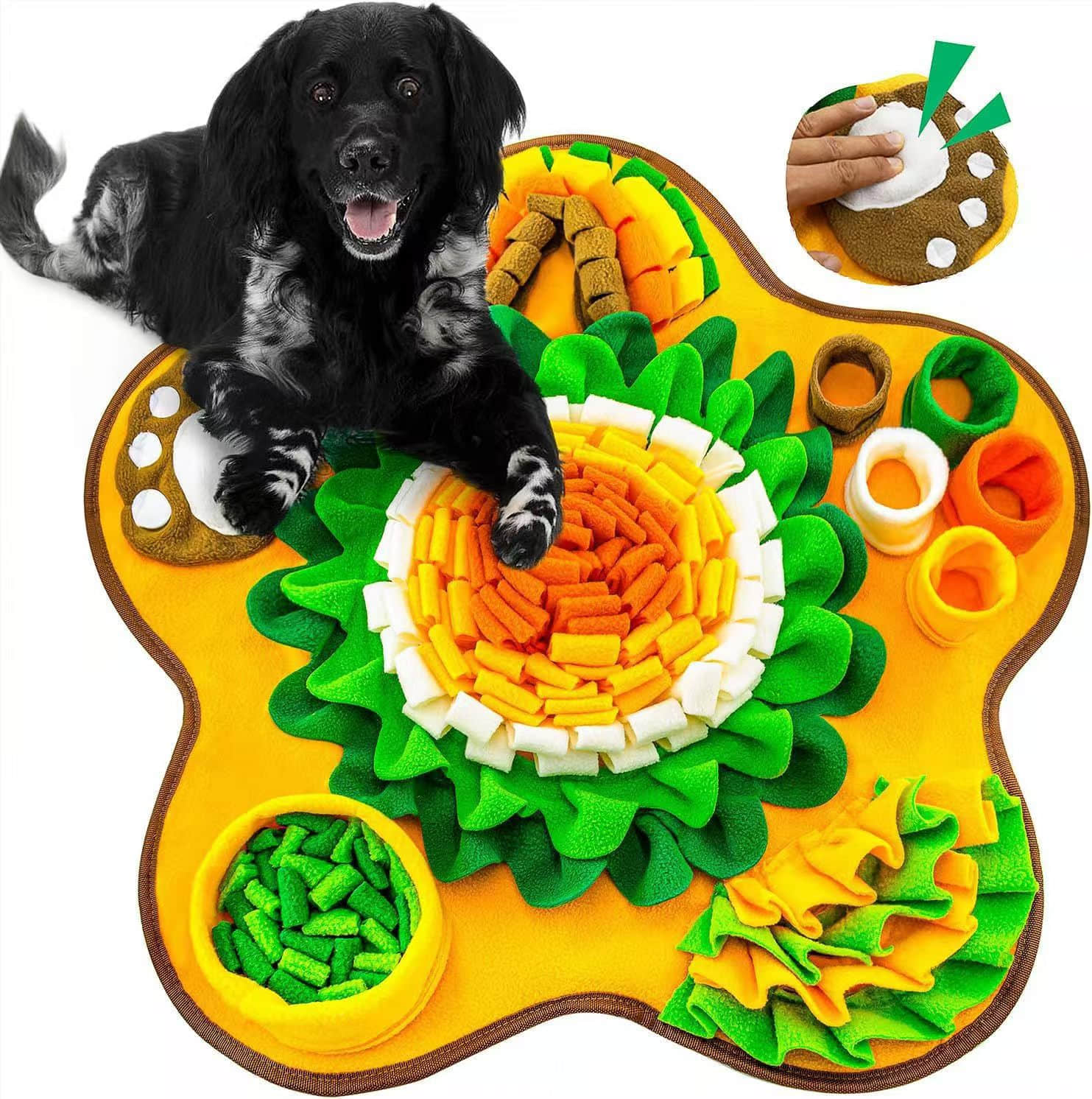 Interactive Pet Snuffle Mat – Slow Feeding & Foraging Toy for Dogs & Cats